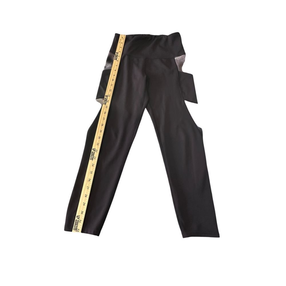 Gym Leggings High‎ Waist Workout Pants with Tie Dye Side Panels Athletic Wear